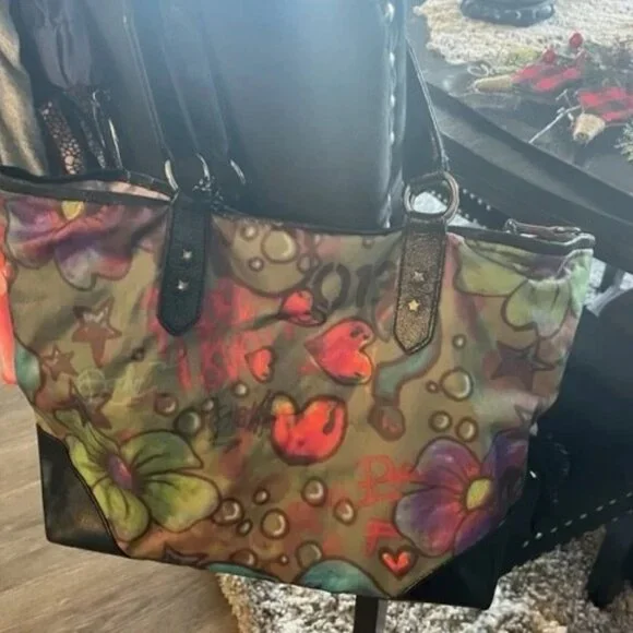 Lesportsac Shoulder Bag Very Rare Vintage Medium Everyday Bag - Picture 9 of 9